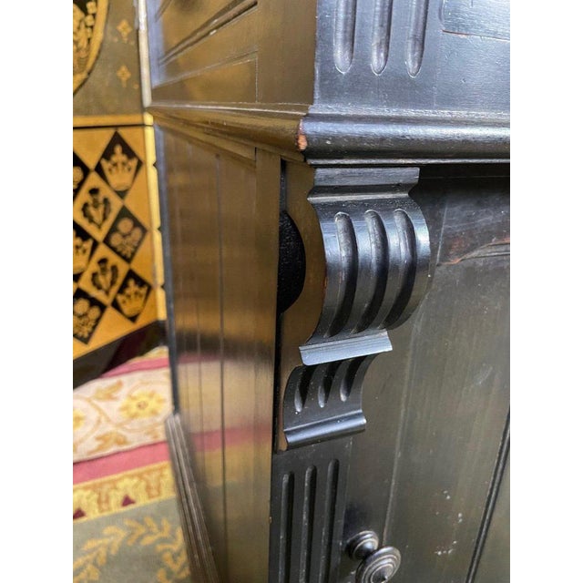 Napoleon III Blackened Wood Vanity Unit For Sale - Image 10 of 13