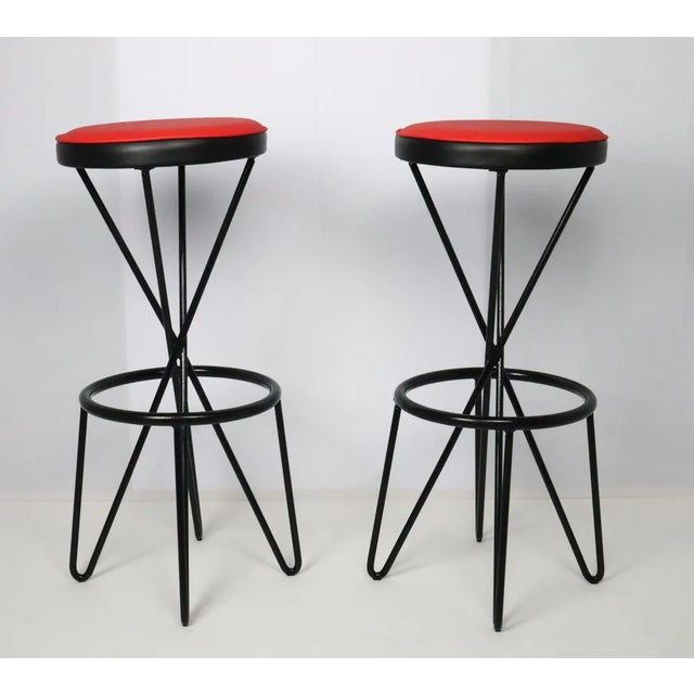 1950s Set of Stools from Thonet, 1950s For Sale - Image 5 of 13