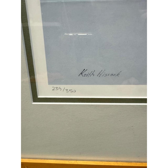 Blue 1970s Pears by Keith Hiscock /Limited Original Authenticated Print, Signed and Numbered, Framed For Sale - Image 8 of 11