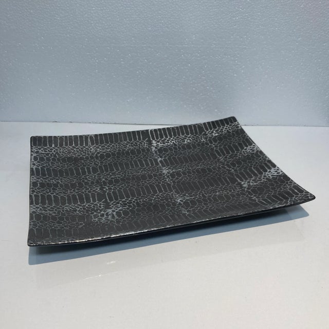 Python Embossed Decorative Tray For Sale - Image 4 of 4