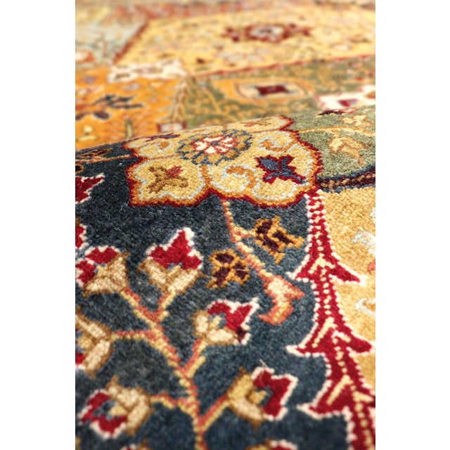 Traditional Tabriz Wool Multi Area Rug-Round 6' For Sale - Image 3 of 5