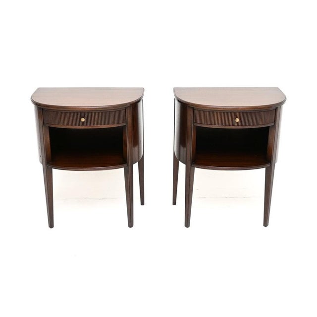 A beautiful pair of vintage Swedish bedside cabinets by Nordiska Kompaniet. They were recently imported from Sweden, they...