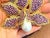 Bochic "Orient" Vintage Amethyst & Pearl Large Brooch, 18K Gold & Silver For Sale - Image 16 of 18