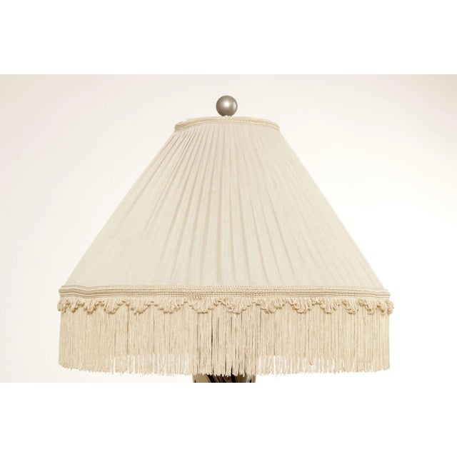 Mid 20th Century Mid Century Pierced Brass Butterfly Table Lamp For Sale In Philadelphia - Image 6 of 13