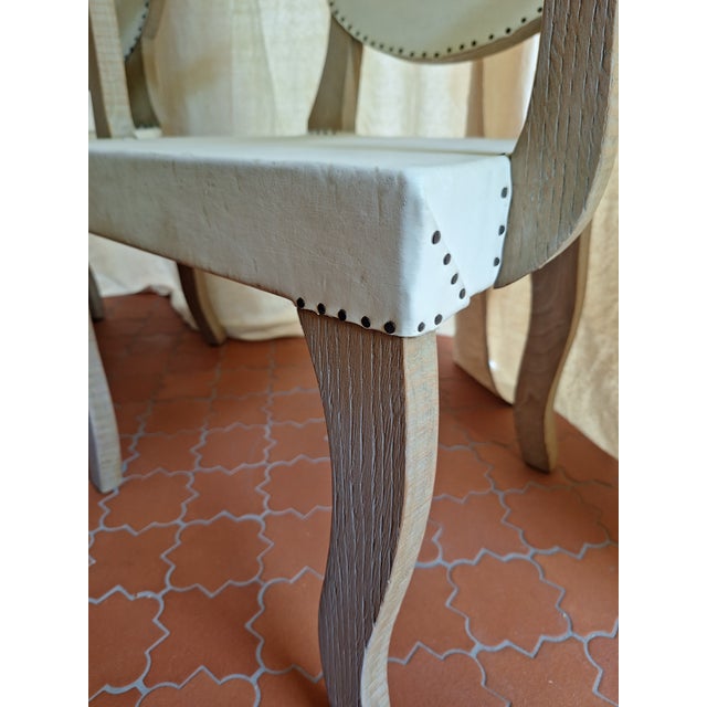 Wood Pair of Gaucha Arm Chairs in the Style of Paola Navone For Sale - Image 7 of 10