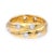 This Tiffany & Co. Etoile Crossover band ring is crafted in 18K yellow gold and platinum, set with round brilliant...