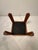 Wood Rattan and Upholstered Benches- A Pair For Sale - Image 7 of 7