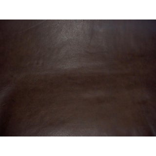 Kravet Lee Jofa Deep Espresso Distressed Leather Cowhide Upholstery Fabric- 56 Sq Ft 6.22 Sq Yards For Sale
