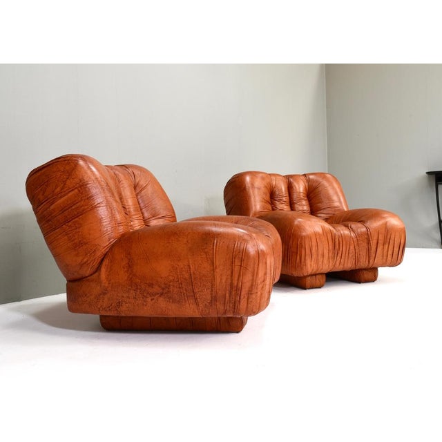 Vintage Italian Lounge Chairs by Giuseppe Rossi Di Albizzate, 1970s, Set of 2 For Sale - Image 6 of 18