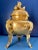 Mid 20th Century Vintage Brass Foo Dog Urn Censer For Sale - Image 5 of 11