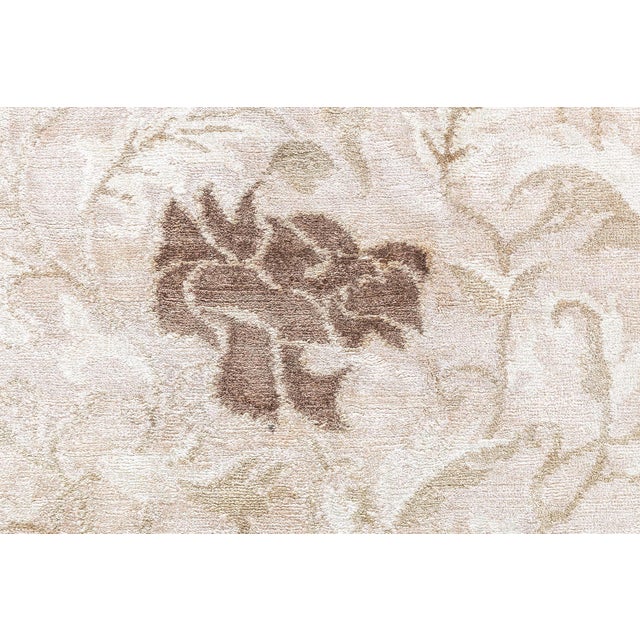 Early 21st Century Modern Traditional-Inspired Hand-Knotted Silk Rug by Doris Leslie Blau For Sale - Image 5 of 8
