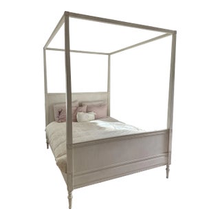 Restoration Hardware Bellina Canopy Bed For Sale