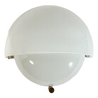 Small Mania Wall Lamp in Glass by Vico Magistretti for Artemide, 1960s For Sale