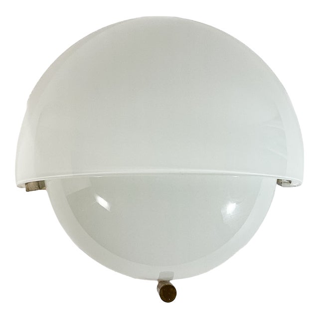 Small Mania Wall Lamp in Glass by Vico Magistretti for Artemide, 1960s For Sale