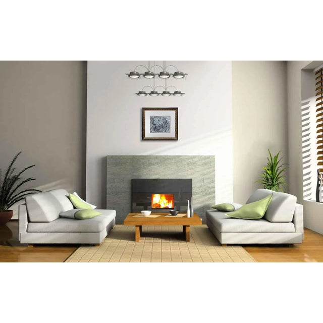 Pablo Picasso Limited Edition Color Linogravure on Wove Paper titled: "Pique" 1959. Size: 32.8 x 27 cm. Frame Size: 23 x...