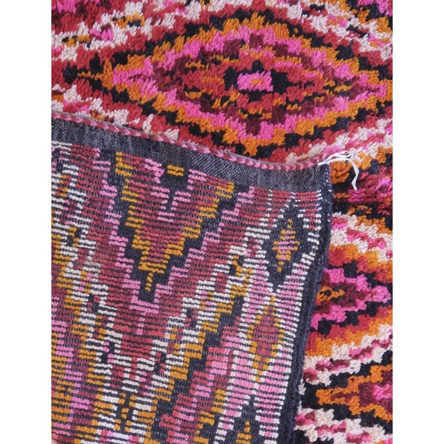 1980s Tribal Area Rug - 10.6 X 6.8 Ft For Sale In Cleveland - Image 6 of 8