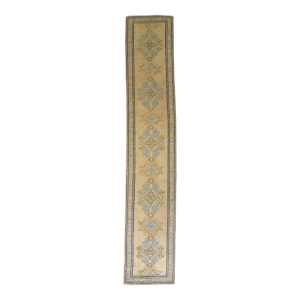 Antique Zabihi Collection Long Turkish Oushak Runner