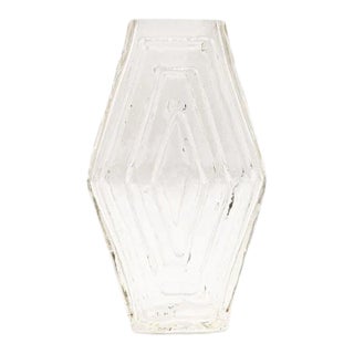 Contemporary Small Infinite Hexagon Vase - Clear For Sale