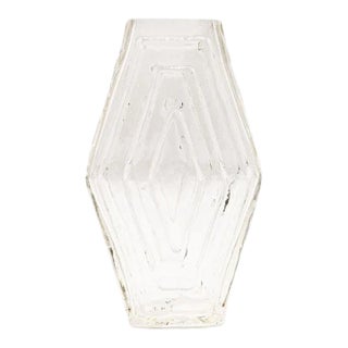 Contemporary Small Infinite Hexagon Vase - Clear For Sale