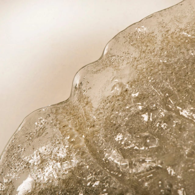 Gold Massive Bubble Blown Murano Glass Flush Mounts or Wall Lights, 1960s For Sale - Image 8 of 12