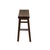 Asian Oriental Walnut Brown Rectangle Backless Slim Stool Bench Side Table For Sale - Image 3 of 7