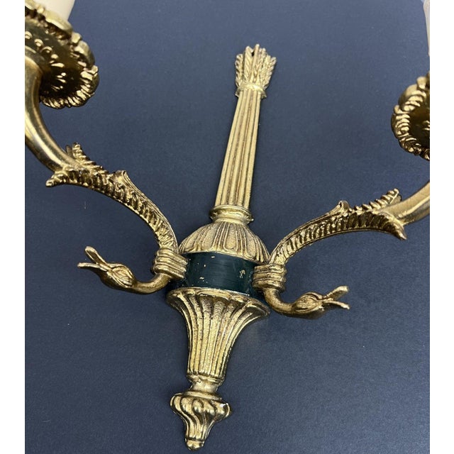 Vintage French Style Wall Sconces, Set of 2 For Sale - Image 11 of 15