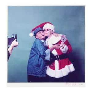 Mick Rock Signed Photograph of Andy Warhol and Truman Capote, 1978