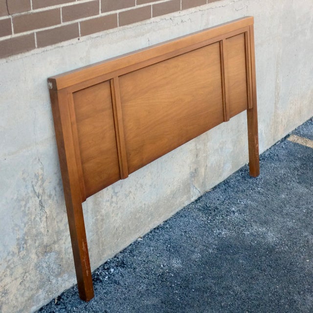 Dixie Furniture "Mark Lx" Full Size Headboard & Footboard For Sale In Boston - Image 6 of 9