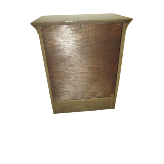 1980s Traditional Brown Wood Nightstand 3 Drawer For Sale - Image 10 of 12