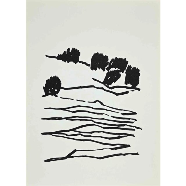 Raoul Ubac, Composition, Lithograph, 1960s For Sale - Image 3 of 3