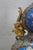 Early 20th Century Antique Chinese Champleve Cloisonne Double Gourd Turquoise Mantel Vases Urns 12" For Sale - Image 5 of 17