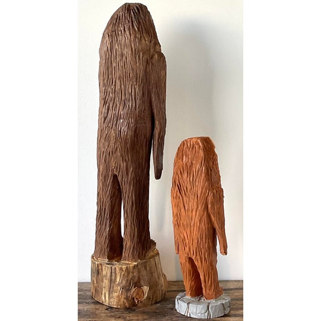 Vintage Hand Carved Figure For Sale - Image 4 of 12