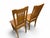 Pair of Vintage Dutch Colonial Hand-Carved Teak Crown Motif Dining Chairs For Sale - Image 4 of 7