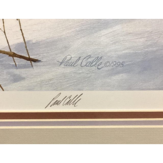 1990s Paul Calle Sharing With Friends Signed Limited Edition Print, Coa — Framed For Sale - Image 4 of 5