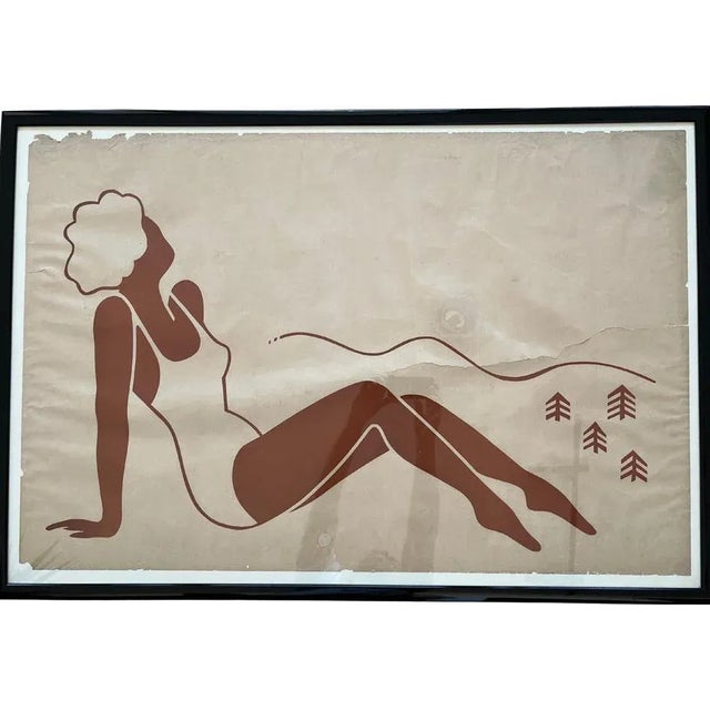 1930s Vintage Art Deco Advertising Poster, 1930 For Sale - Image 5 of 5