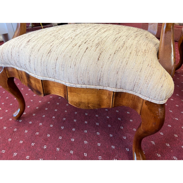 Pair of Ribbon Arm Chairs For Sale - Image 11 of 12