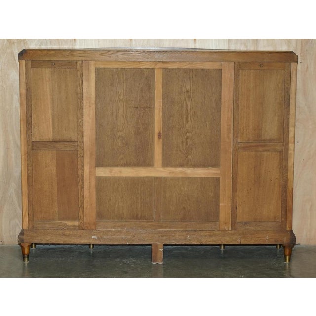 French Art Nouveau Burr Walnut Bookcase by Leon Jallot For Sale - Image 16 of 18