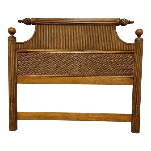 Queen Size Wicker Headboard Chairish