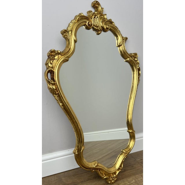 Vintage French Style Ornate Wall Mirror For Sale - Image 6 of 13