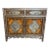 Mid 20th Century Chinoiserie Painted Wood and Mirrored Glass Chest For Sale