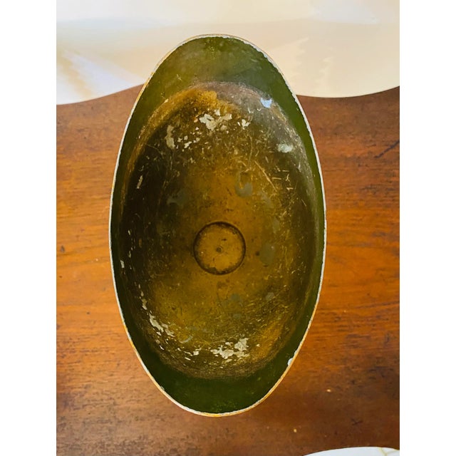 Asparagus Antique French Tole Urn For Sale - Image 8 of 9