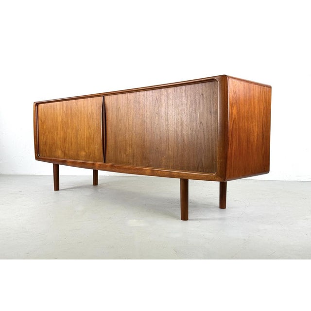 Brown Sideboard in the style of Bernhard Pederson, Denmark, 1960s For Sale - Image 8 of 10