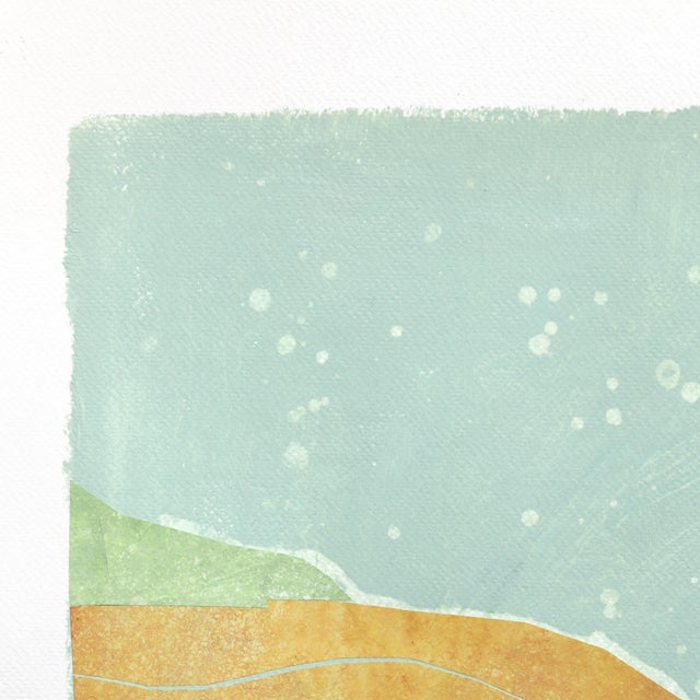 Under the Texas Sky - Original Architectural Mixed Media Collage Artwork on Paper For Sale - Image 4 of 6