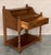 20th Century Pair of Solid Carved French Nightstands With Low Shelve and Crest For Sale - Image 9 of 11