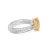 Embark on a journey of elegance with this exquisite ring, a testament to love and craftsmanship. It features intertwined...