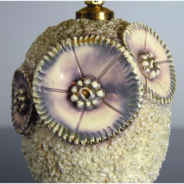 Ceramic French Ceramic Table Lamp, 1950s For Sale - Image 7 of 10