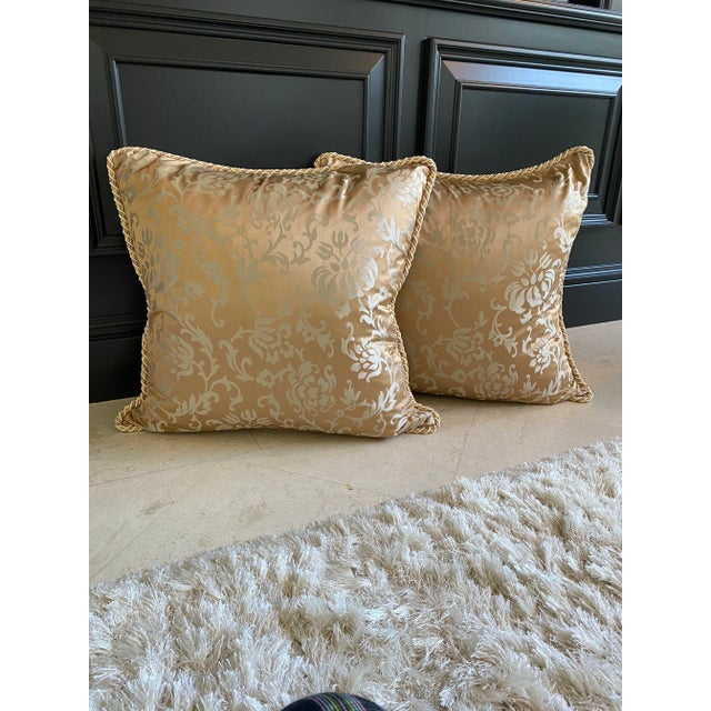 Vintage 1990’s Kriess European Pillow Sham Covers a Pair Chairish