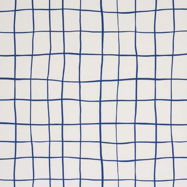Drawn on a grand scale, the charmingly wonky Painterly Windowpane is as graphic and dramatic as a windowpane pattern can...