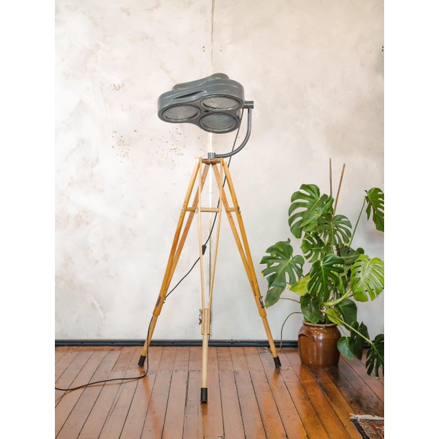 Gray Surgical Hospital Floor Spotlight by Heraeus Hanaulux, London, 1990s For Sale - Image 14 of 16