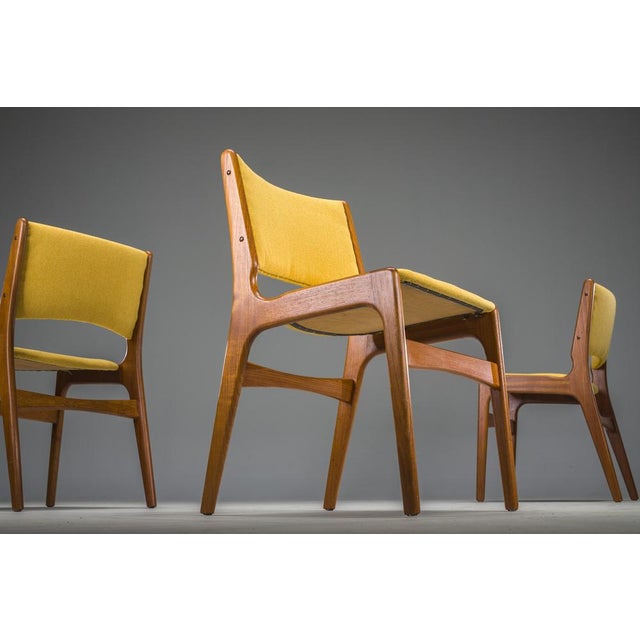 Mid-Century Model 89 Dining Chairs attributed to Erik Buch, Set of 4 For Sale - Image 10 of 14